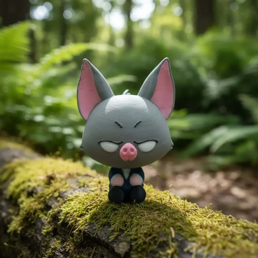 Dispatch Sonar 3D Printed Figure - 7Cm Bat Hero Desk Decor